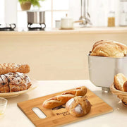 rectangular oak cooked food board, view 3 - MRSLM