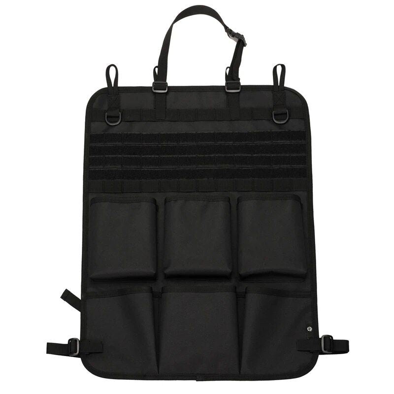 camo car seat back organizer, view 6 - MRSLM