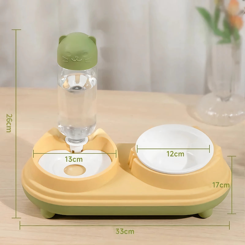 pet cat bowl with high foot, view 4 - MRSLM