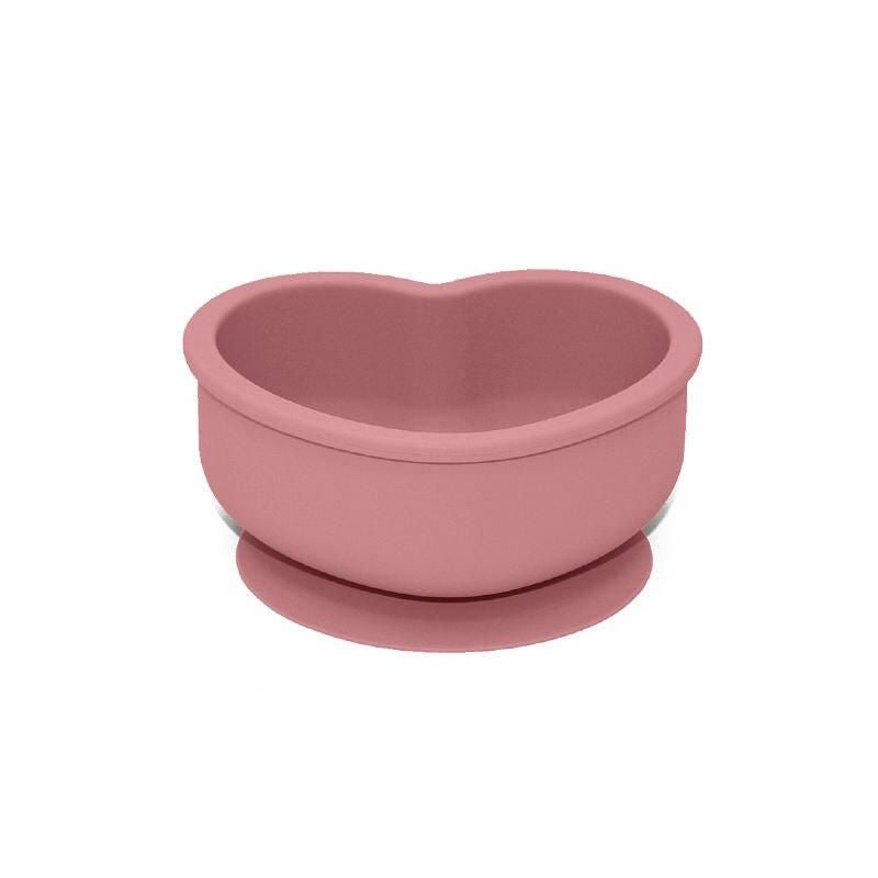 silicone baby feeding bowl with suction base, view 2 - MRSLM