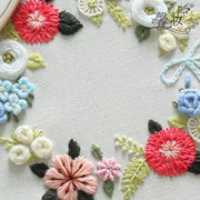 flower and squirrel embroidery starter kit, view 9 - MRSLM