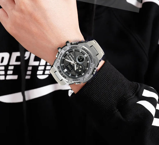 men's business steel quartz watch - MRSLM