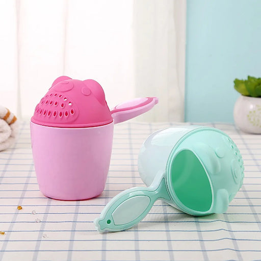 Baby cartoon bathing toy and shampoo cup combo - MRSLM