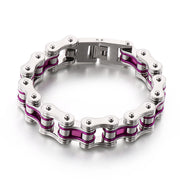 bicycle chain titanium steel bracelet, view 4 - MRSLM
