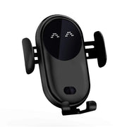 Universal wireless car charger air outlet mount, view 4 - MRSLM