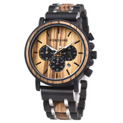business wood case watch, view 5 - MRSLM