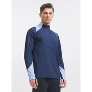 men's half-zip quilted sports pullover, view 9 - MRSLM