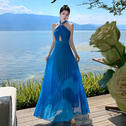 Elegant halter dress - MRSLM
