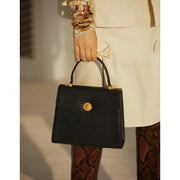 retro split leather shoulder handbag, view 9 - MRSLM