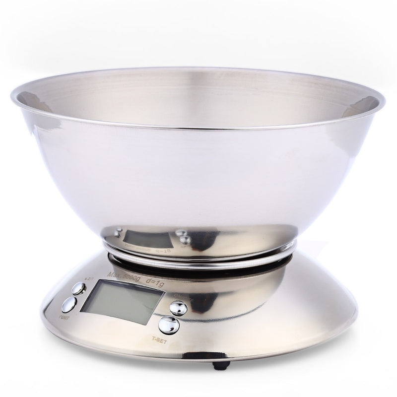 stainless steel digital kitchen scale, view 3 - MRSLM