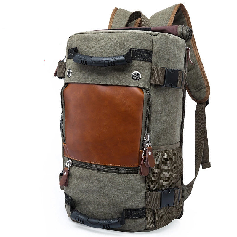 Retro canvas backpack, view 2 - MRSLM
