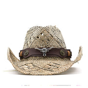 straw cowboy hat, view 4 - MRSLM