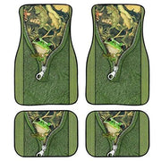 Red rose printed all-weather car floor mats, view 4 - MRSLM