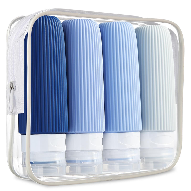 silicone travel bottles set, view 8 - MRSLM