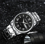 men's dual calendar quartz watch, view 2 - MRSLM