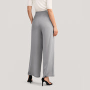 silk wide leg pants, view 3 - MRSLM