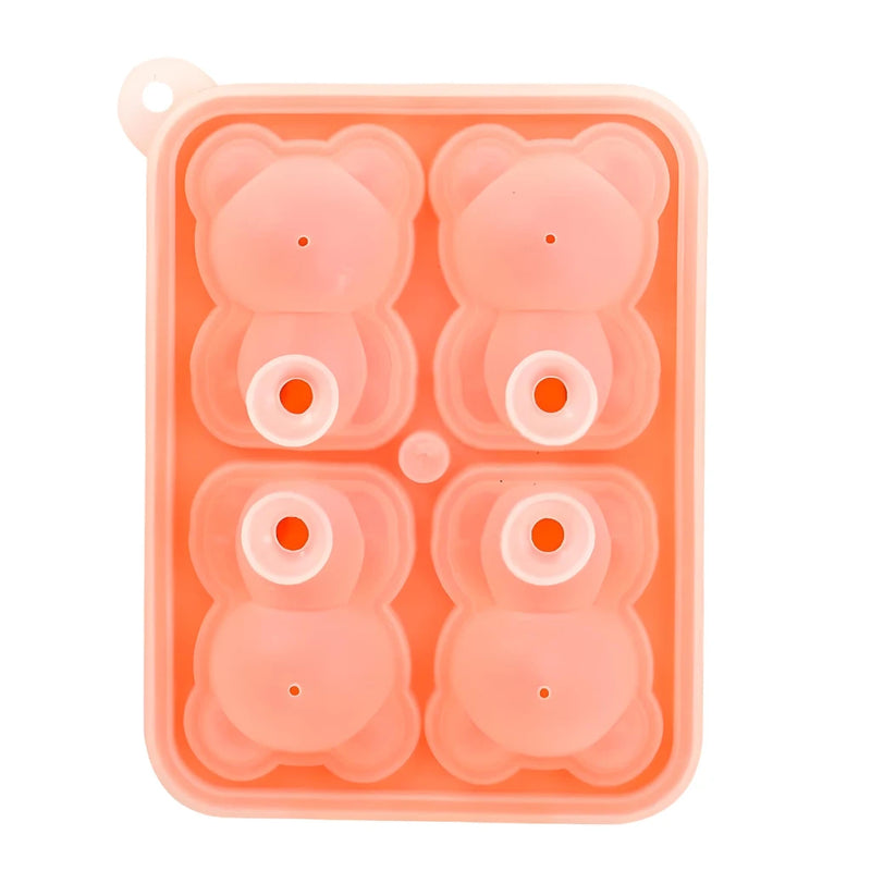 bear silicone ice cube mold, view 4 - MRSLM