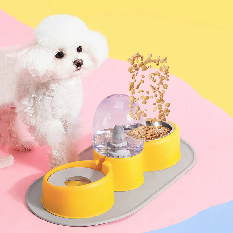 automatic double pet bowl, view 5 - MRSLM