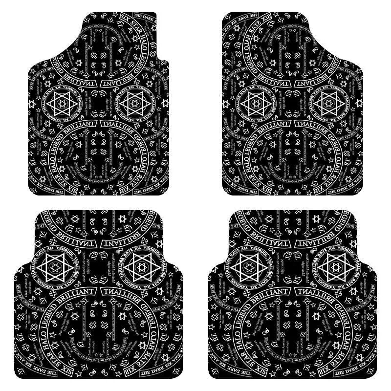 cartoon pattern car floor mats, view 6 - MRSLM