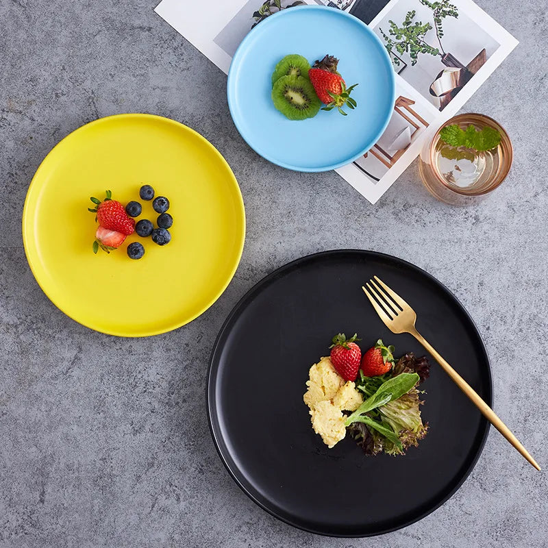 6-piece ceramic dinnerware set, view 9 - MRSLM