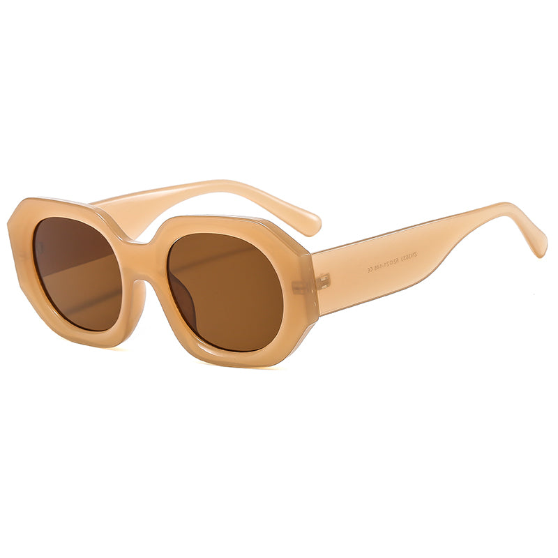 Vintage Square Sunglasses – Small Polygon UV400