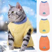 fleece cat and puppy sweater coat, view 8 - MRSLM