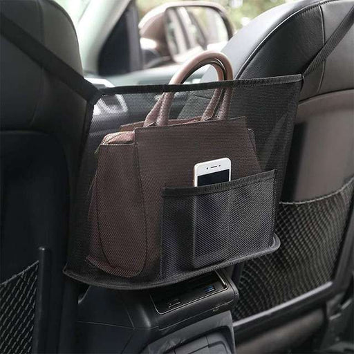 car seat mesh organizer with pet barrier - MRSLM