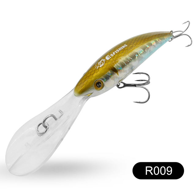 floating hard bait fishing lure, view 12 - MRSLM