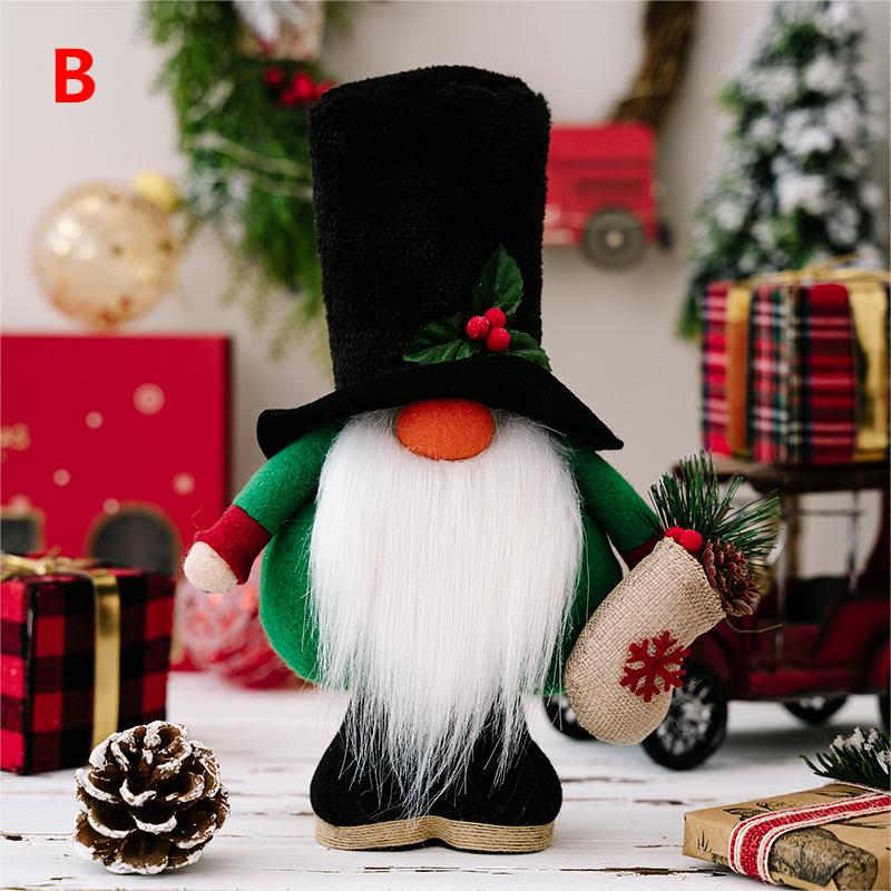 Plush Christmas gnome doll, view 4 - MRSLM