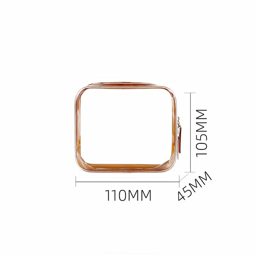 waterproof clear makeup bag, view 4 - MRSLM