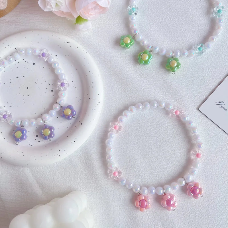 pearl flower pet collar, view 7 - MRSLM
