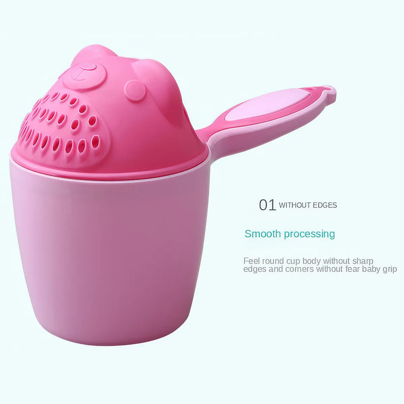 Baby cartoon bathing toy and shampoo cup combo, view 6 - MRSLM