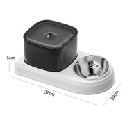 cat water fountain and feeder, view 4 - MRSLM