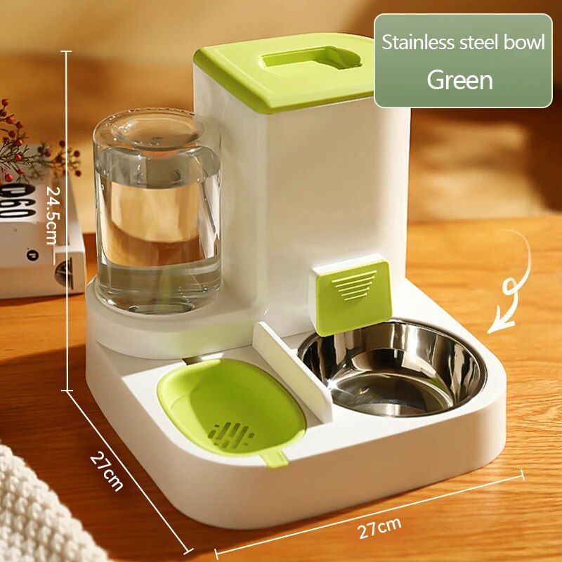 smart cat feeder and water dispenser, view 9 - MRSLM