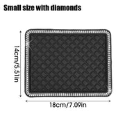 Sparkling diamond anti-slip car dashboard mat, view 3 - MRSLM