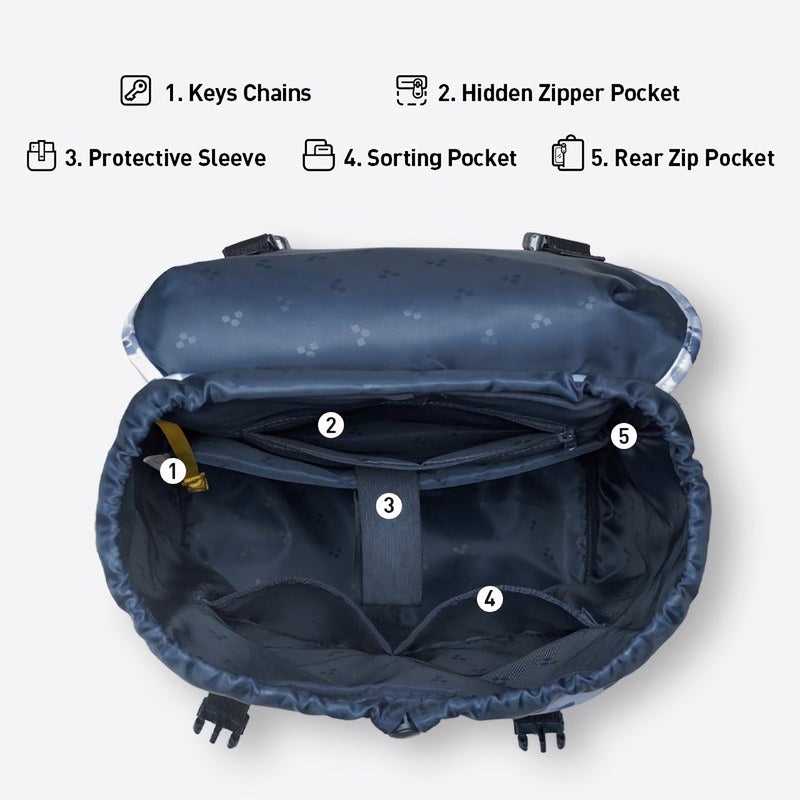 dragon camouflage backpack, view 7 - MRSLM