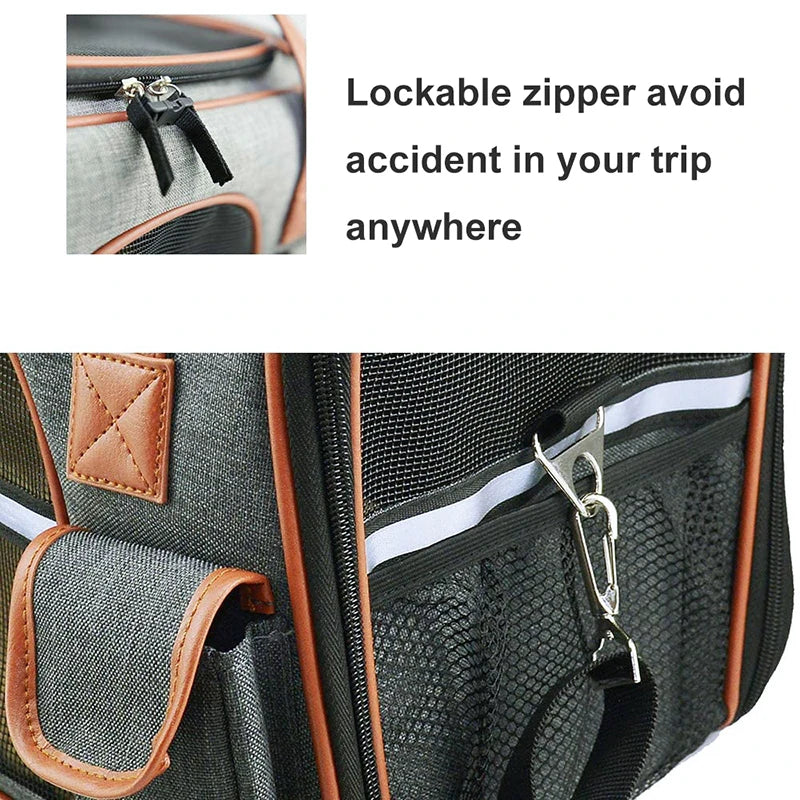 portable small dog carrier, view 7 - MRSLM