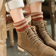 thick striped wool socks, view 7 - MRSLM