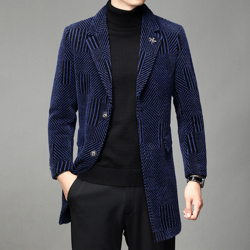 Men's windbreaker casual coat, view 3 - MRSLM