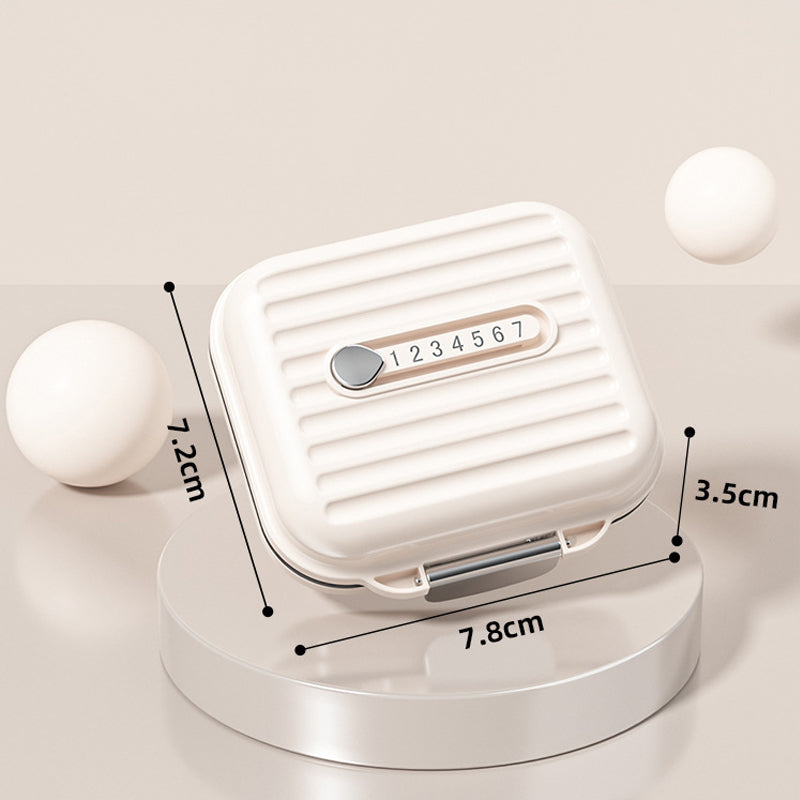 portable waterproof weekly pill organizer, view 3 - MRSLM
