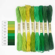 gradient color cross stitch thread, view 12 - MRSLM