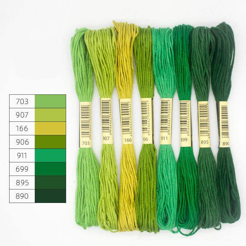 gradient color cross stitch thread, view 12 - MRSLM