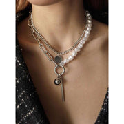 Cross heart pendant necklace, view 5 - MRSLM