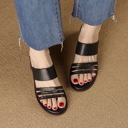 high heel leather sandals, view 7 - MRSLM