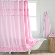 thickened polyester shower curtain, view 9 - MRSLM