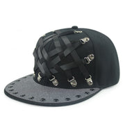punk hip hop flat-brimmed cap, view 6 - MRSLM