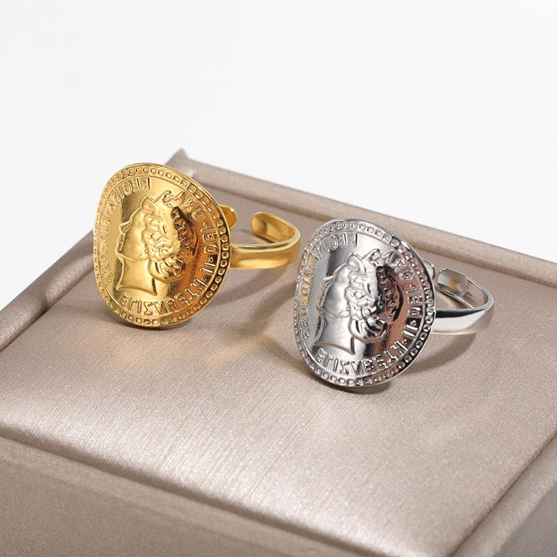 Stainless steel minimalist rings, view 14 - MRSLM