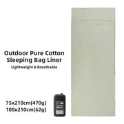 cotton sleeping bag liner, view 9 - MRSLM