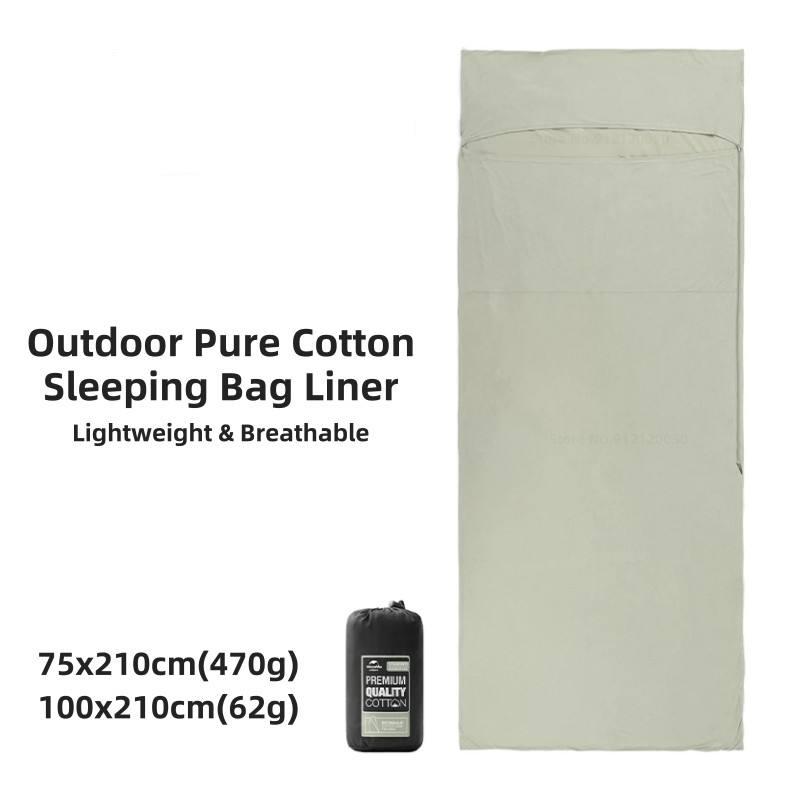 cotton sleeping bag liner, view 9 - MRSLM