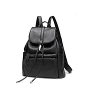 ladies PU leather backpack, view 5 - MRSLM